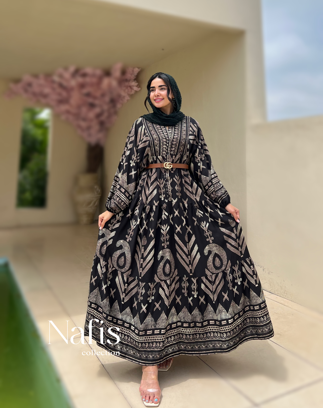 پیراهن ساحلی نخی  پریا